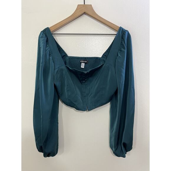 Coquette Romantic Bustier Corset Crop Top Milkmaid Renaissance Regency Victorian - Picture 1 of 13